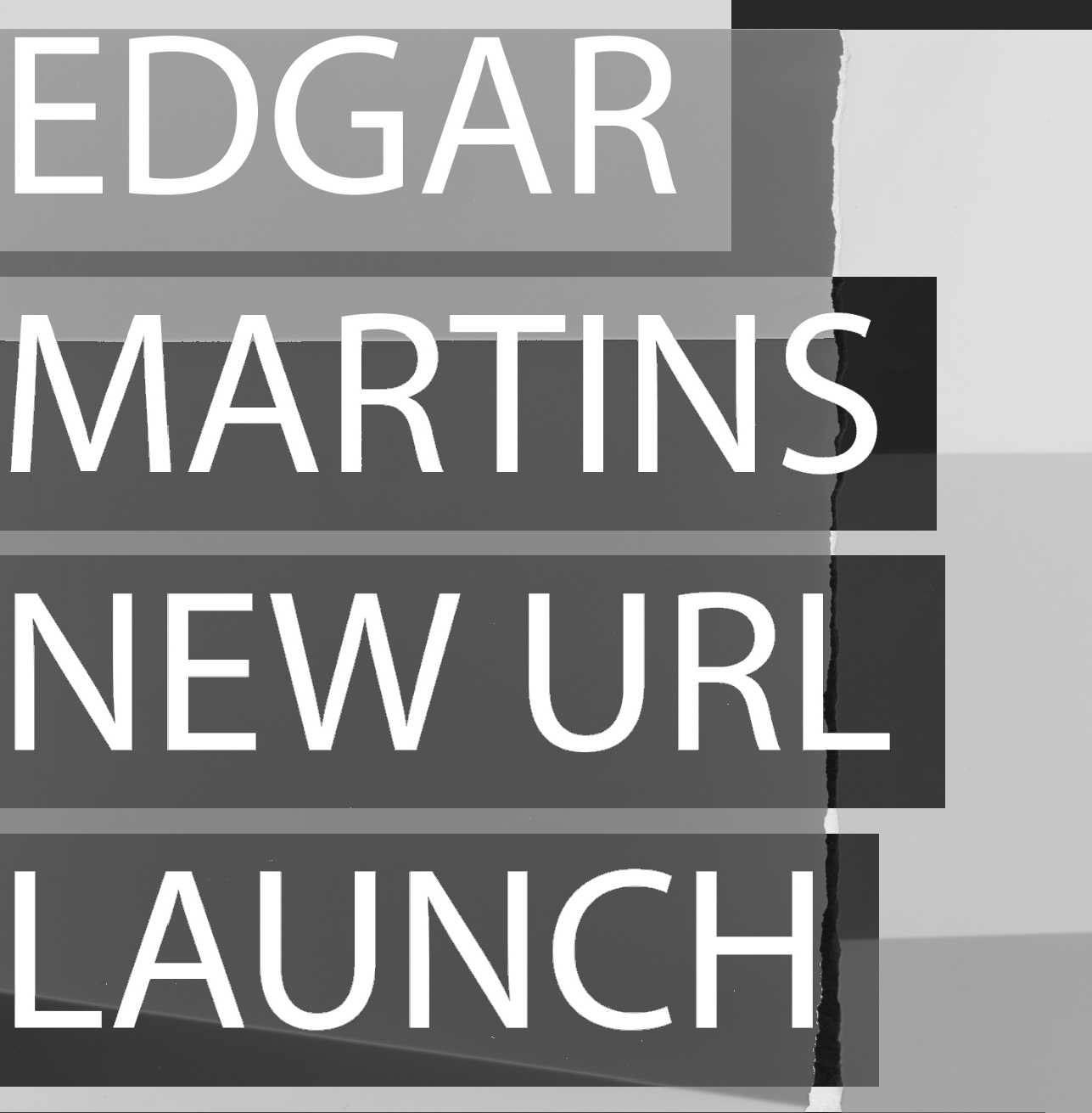 Edgar Martins' website relaunch